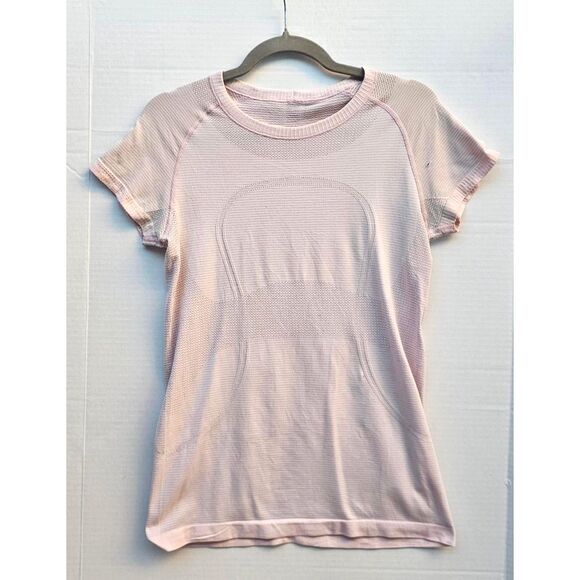 Lululemon Swiftly Tech Long Sleeve Top | Pink Size 8 | FLAW = DEAL Running Shirt - Picture 1 of 6